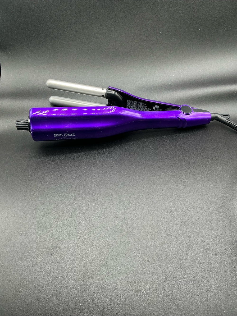 Bed Head Purple Triple Barrel Curling Iron